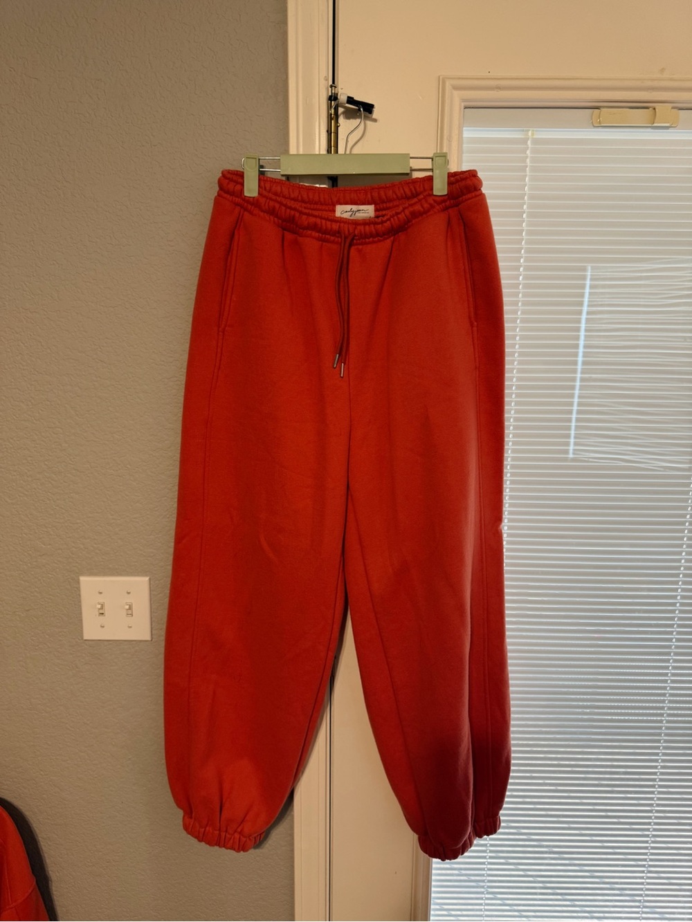 CJLA Carly Jean Mayer Jogger Set Rust Hoodie M Joggers L - Picture 3 of 5
